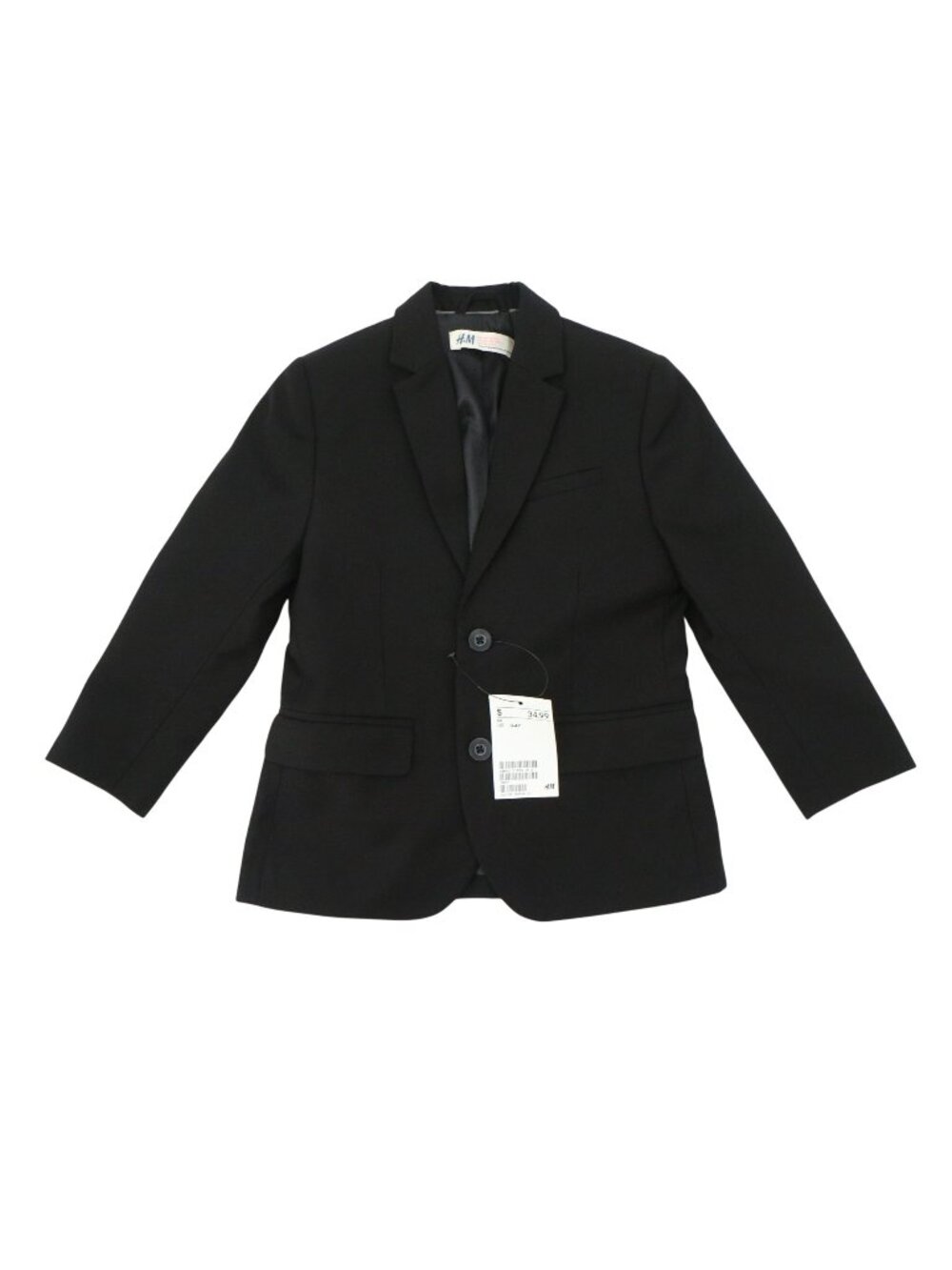 NWT H&M Boys Toddler Black Special Occassion Blazer Jacket 3-4Y